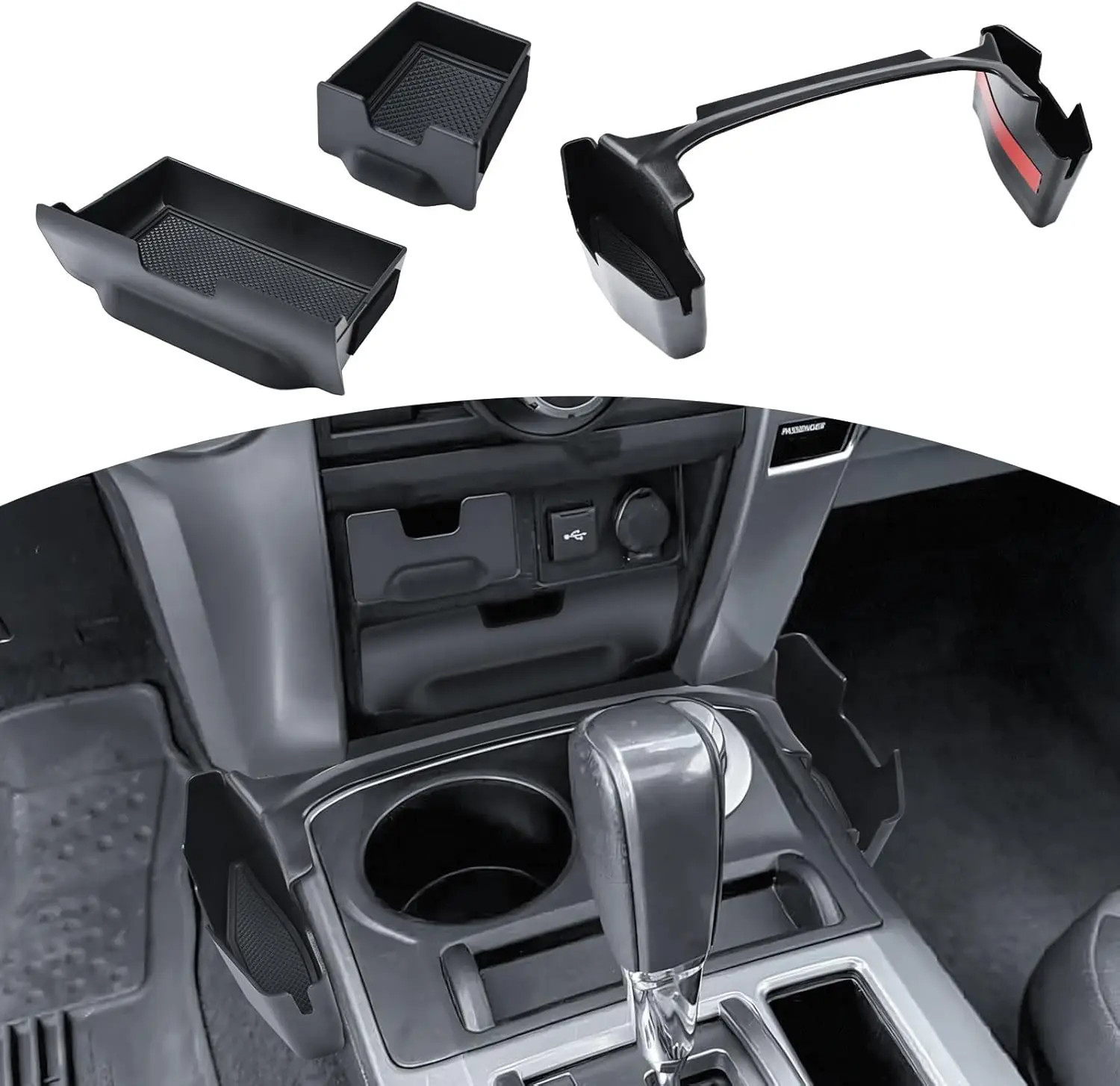 Yotatv™ Center Console Drawer Storage Box Bundle For Toyota 4Runner ...