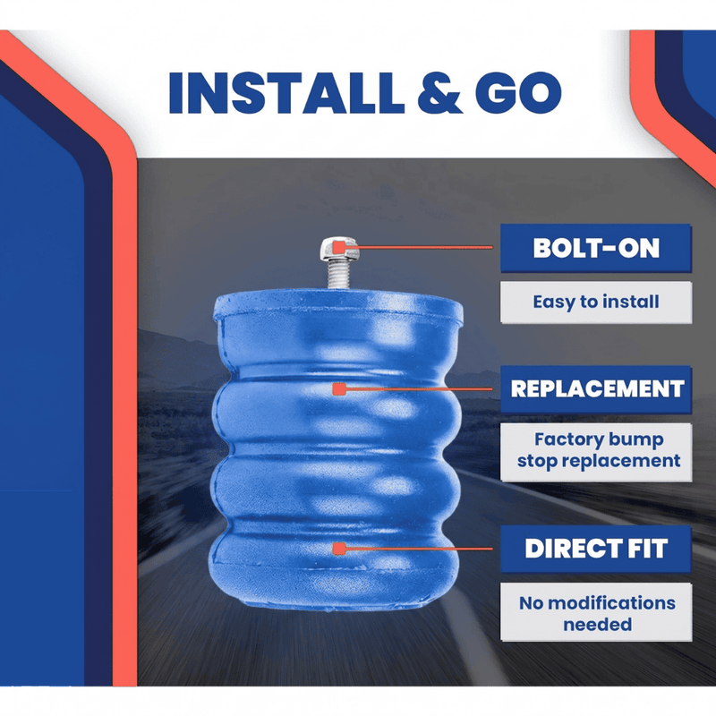 Bolt-on install, direct fit, no modifications