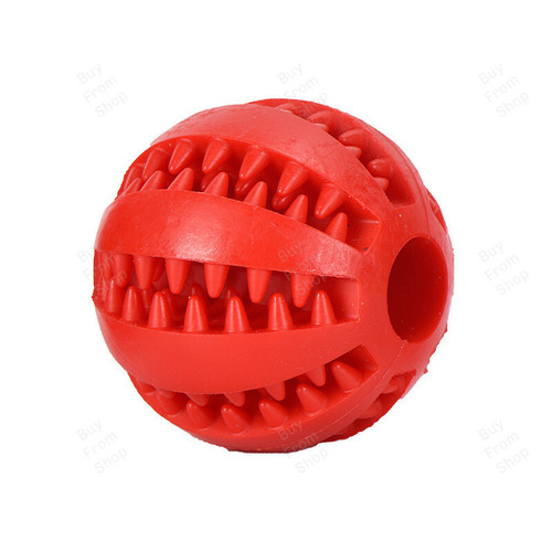 Interactive Treats Rubber Teeth Cleaning Ball Toy