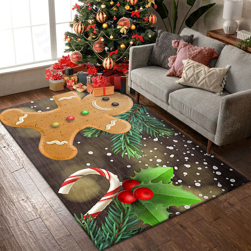 Christmas Carpet for Living Room Home Hallway Large Rug