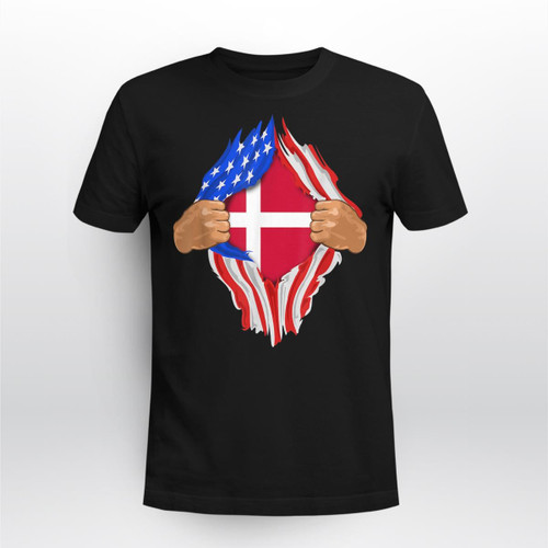Danish Blood Inside Me T-Shirt