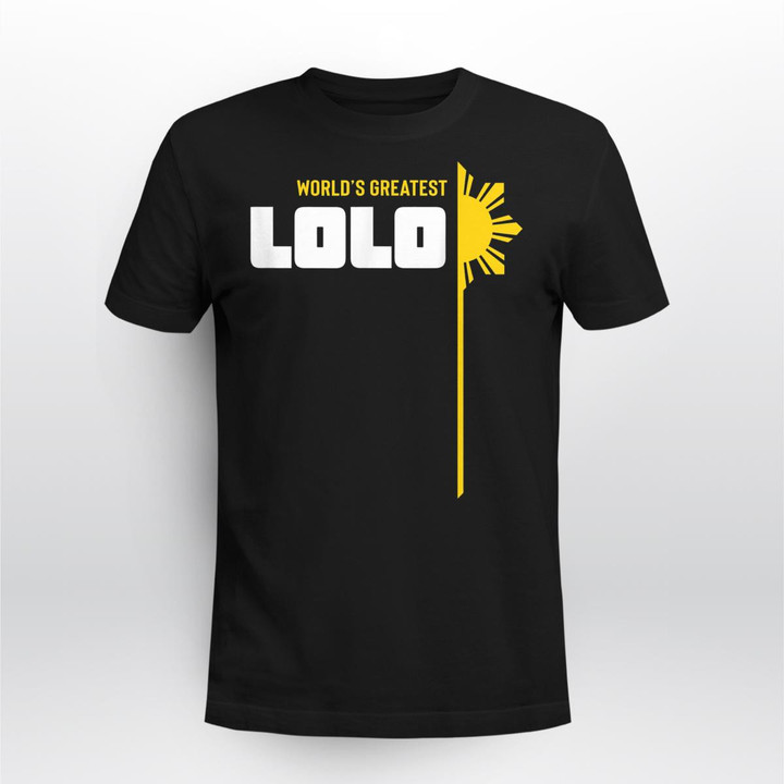 World's Greatest Lolo T-Shirt - Filipino Grandpa T Shirt Tees