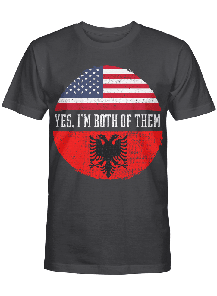 Half Albanian Half American T-Shirt