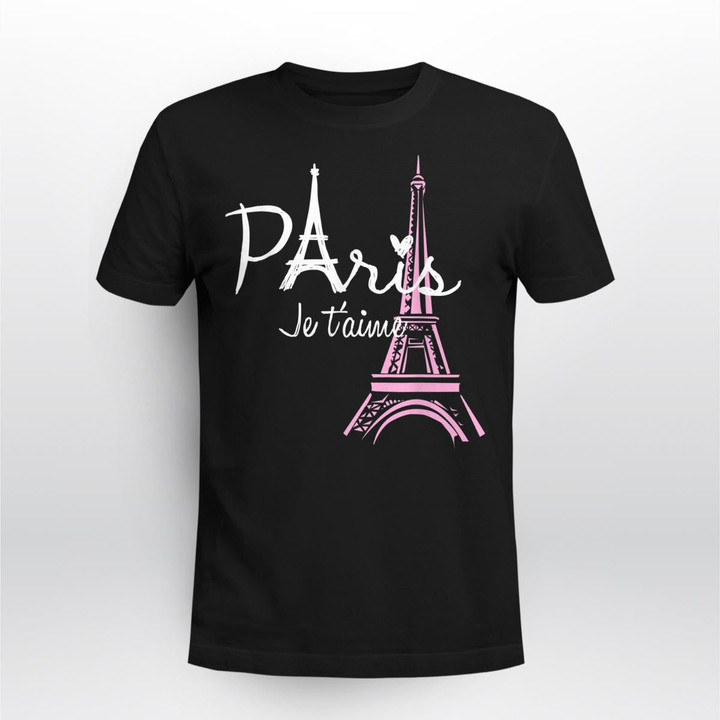 I Love Paris Eiffel Tower France T-Shirt French Souvenir