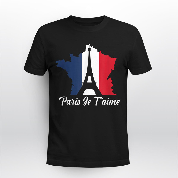 French Flag France Roots Paris Je T'Aime