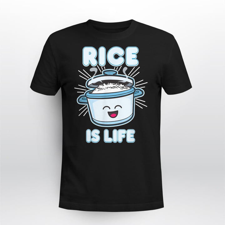 Rice Is Life Filipino Shirt Food Philippines Gift Kawaii Top Tees