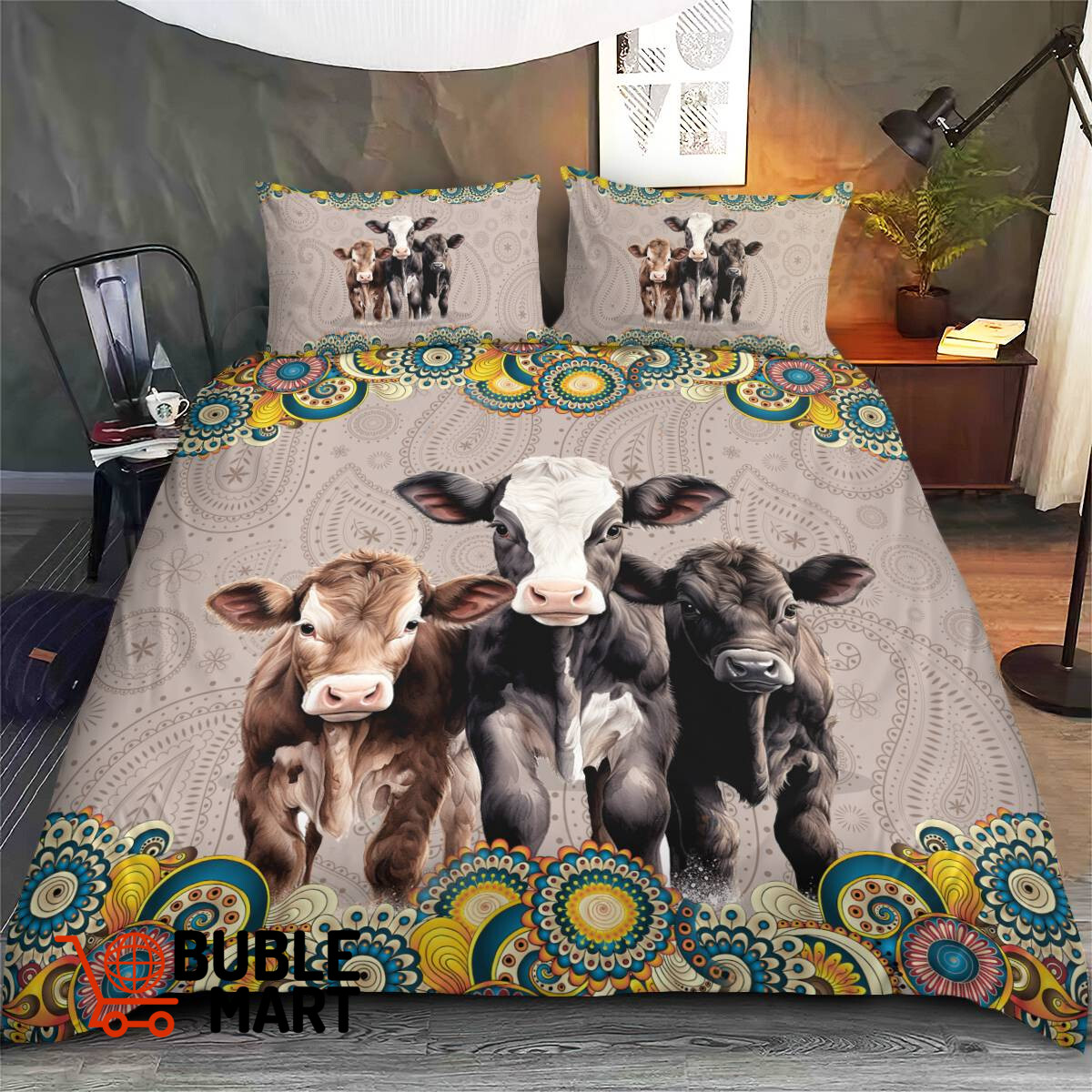 Cow Bedding Set - bublemart