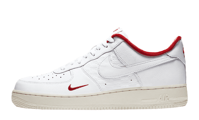 KITH x Nike Air Force 1 Low White University Red CZ7926-100