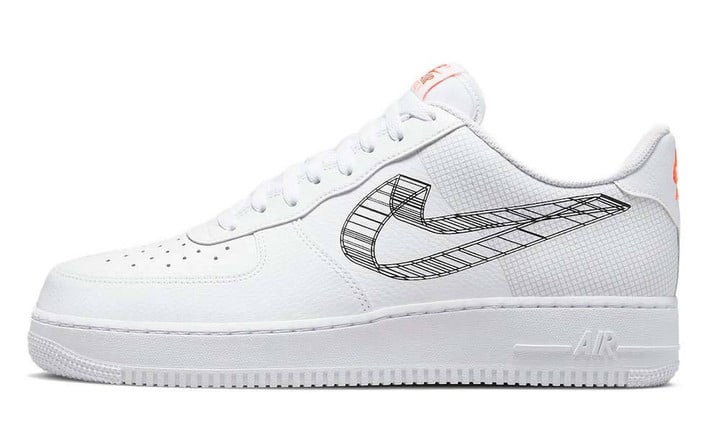 Nike Air Force 1 Low 3D Swoosh White DR0149-100