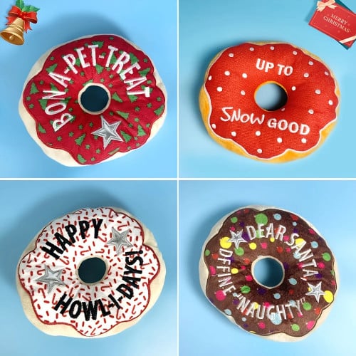 Christmas Donut Pet Toy