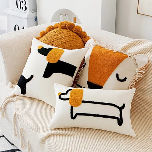 Cute Dachshund Pillow Cover