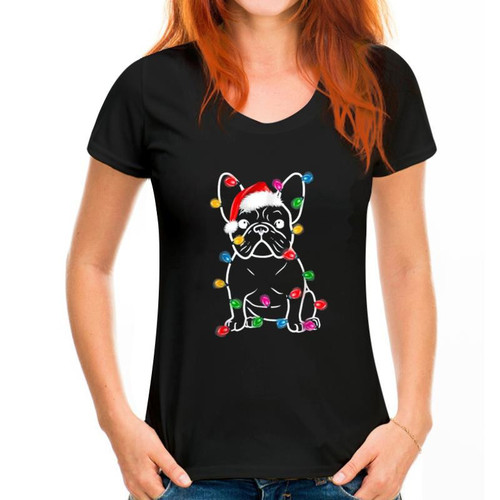 Frenchie Christmas T-Shirt Men/Women