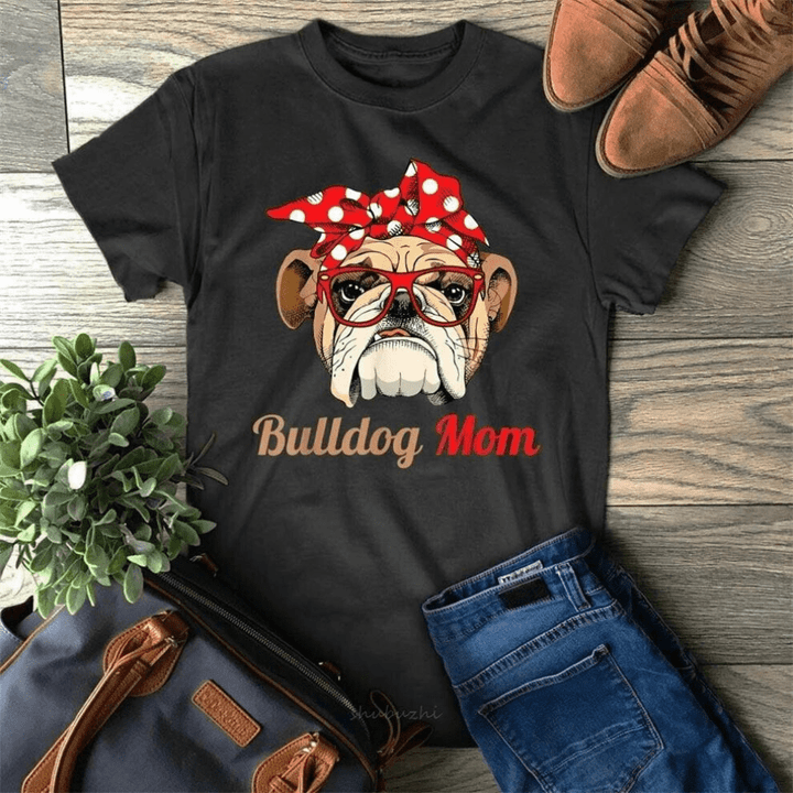 English Bulldog Mom T-Shirt