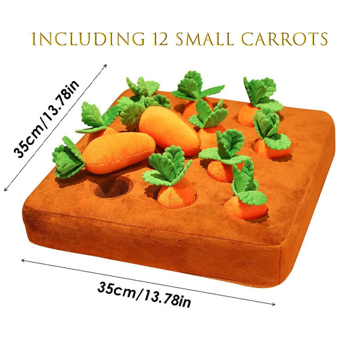 Dog Carrot Plush Toy