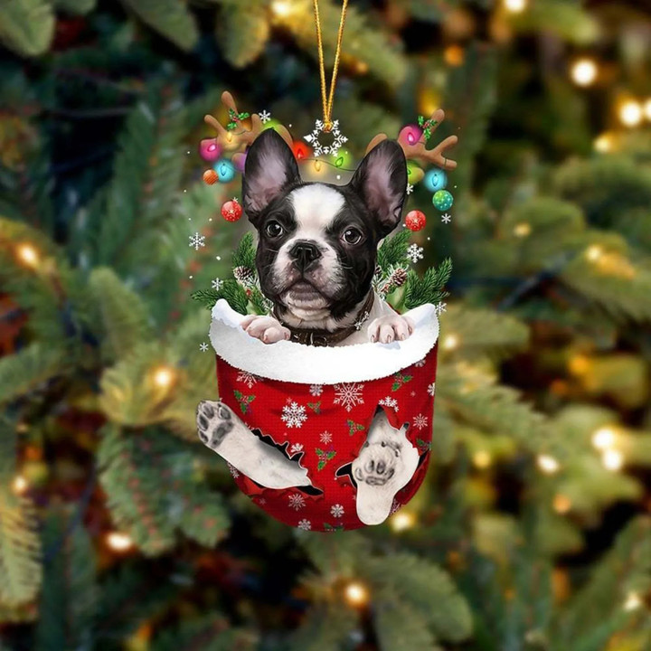 Frenchie Christmas Ornaments