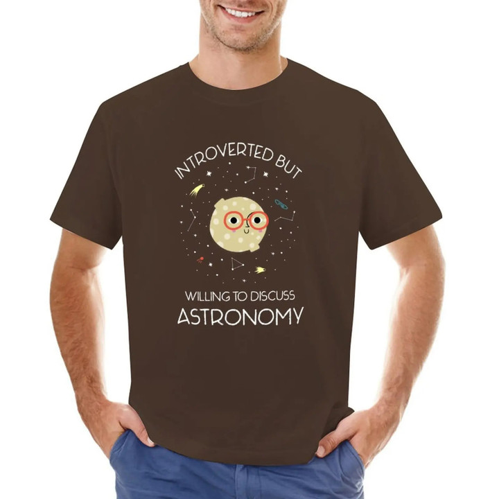 Introverted But Willing To Discuss Astronomy T-Shirt