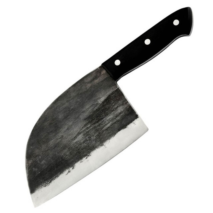Handmade Butcher Serbian Chef Knife - Full Tang Steel Cleaver