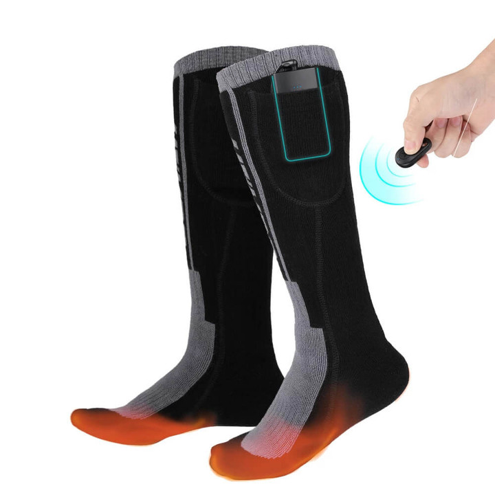 Heated Socks For Men and Women - Battery Thermal Socks