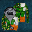 Happy St Patrick's Day Irish Fleece Zip Hoodie | For Men And Women | HS2584