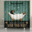Dachshund Dog Shower Curtain