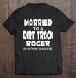 womens-stock-car-racing-wife-gifts-married-to-a-dirt-track-racer-v-neck-t-shirt