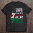 free-palestine-from-the-river-to-the-sea-palestine-will-be-free-vintage-palestine-flag-map-t-shirt