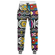 African Clothing - Retro South Africann Ndebele Jogger Pant