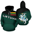Lithuania Coat Of Arms Hoodie - Vivian Style 01