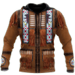 Cowboy Jacket No5 Cosplay 3D Over Printed Unisex Deluxe Hoodie Ml