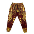 Anubis Pattern In Red Joggers