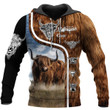 Highland Cattle Cow Hoodie T-Shirt Sweatshirt For Men And Women Nm121108