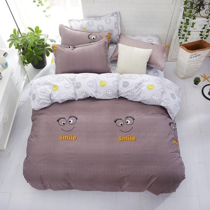 Ultra Soft Microfiber Duvet Cover Set Tree Birch printed Night Twin Full Double Queen for Kids Boys Bed Sheet Pillow shams