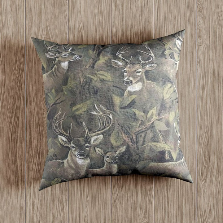 Deer Hunting HN1301019H Handmade Pillowcase