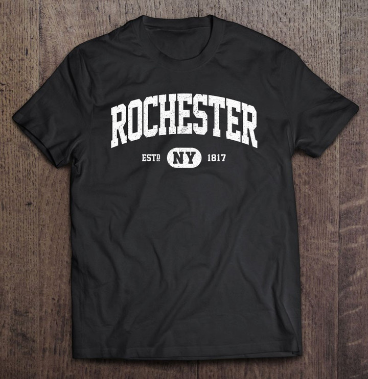vintage-rochester-shirt-retro-classic-tshirt-ny-t-shirt