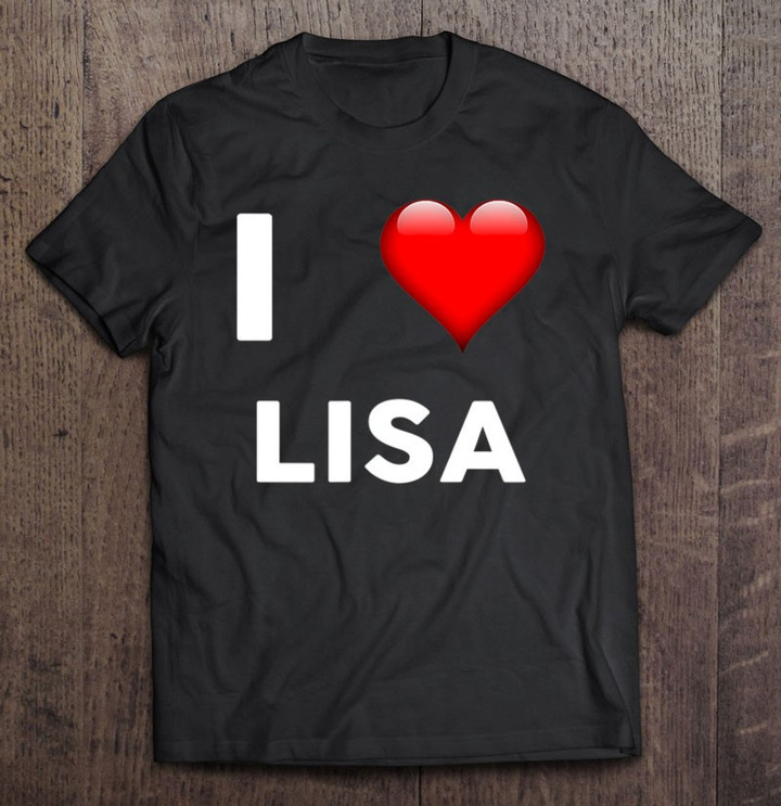 i-love-lisa-name-t-shirt