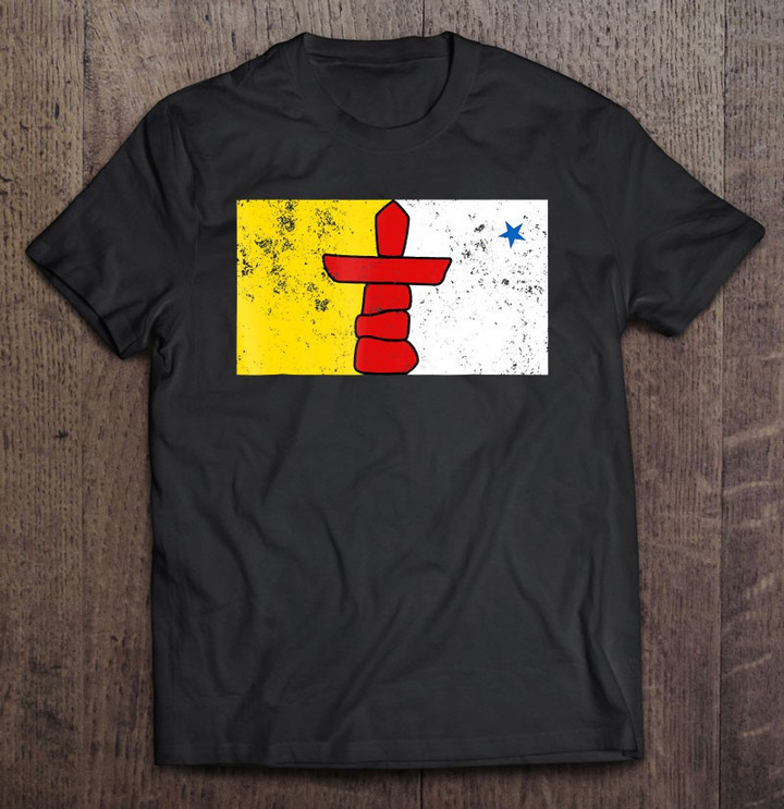nunavut-flag-canada-territory-retro-t-shirt