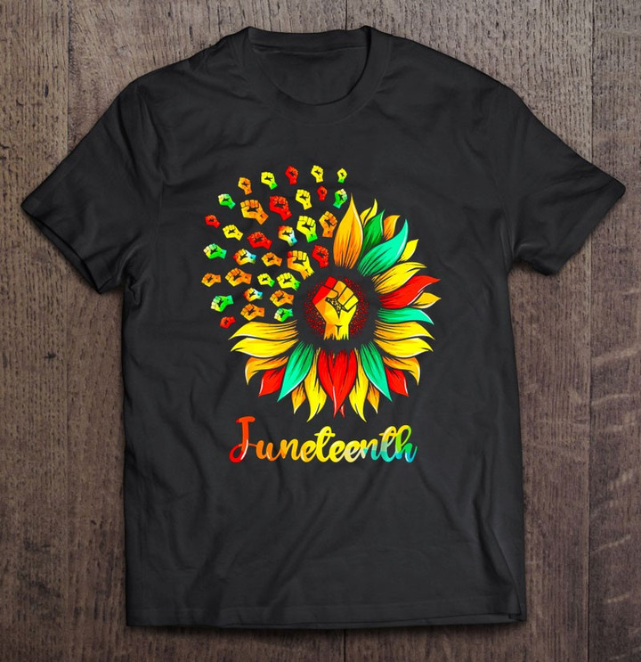 juneteenth-gift-african-americans-fist-flower-t-shirt
