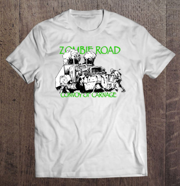 zombie-road-convoy-of-carnage-t-shirt