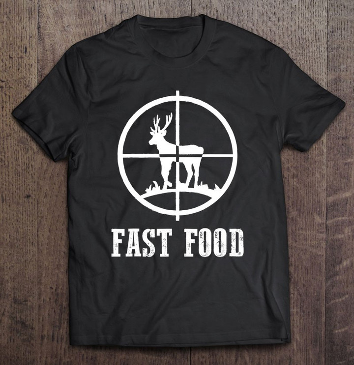 deer-bow-hunting-funny-hunter-fast-food-gift-t-shirt