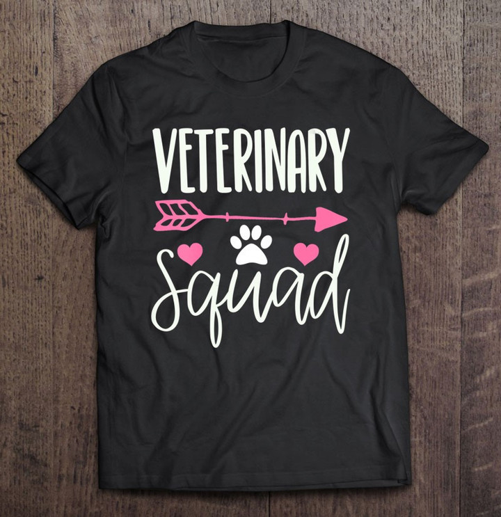 womens-veterinary-squad-cute-vet-tech-veterinarian-assistant-gift-v-neck-t-shirt