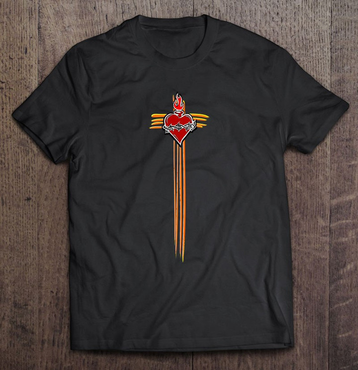 crucifix-cristian-sacred-heart-t-shirt