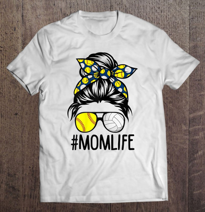 dy-mom-life-softball-volleyball-mothers-day-messy-bun-t-shirt