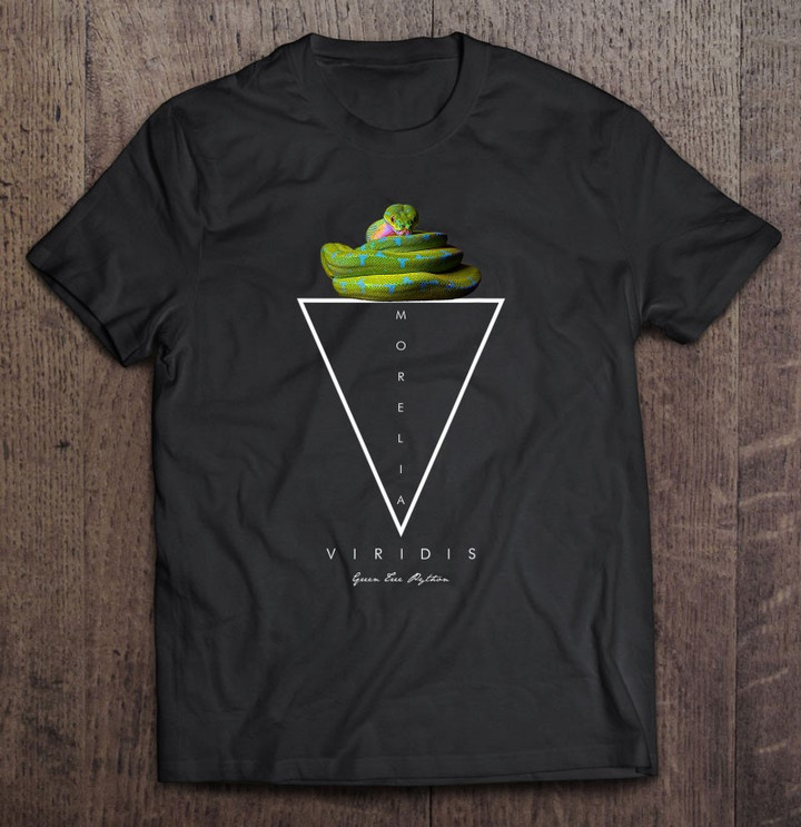 green-tree-python-modern-geometric-t-shirt