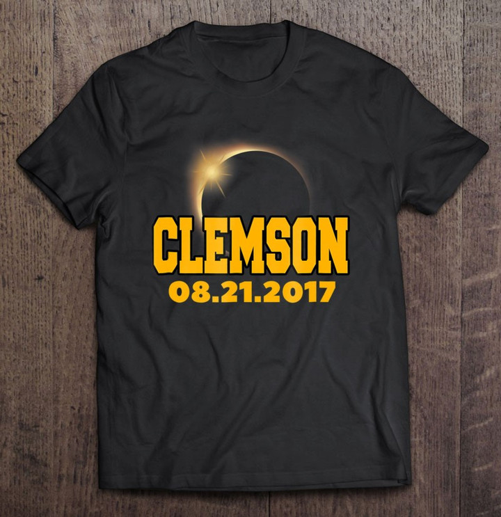 clemson-south-carolina-total-solar-eclipse-2017-ver2-t-shirt