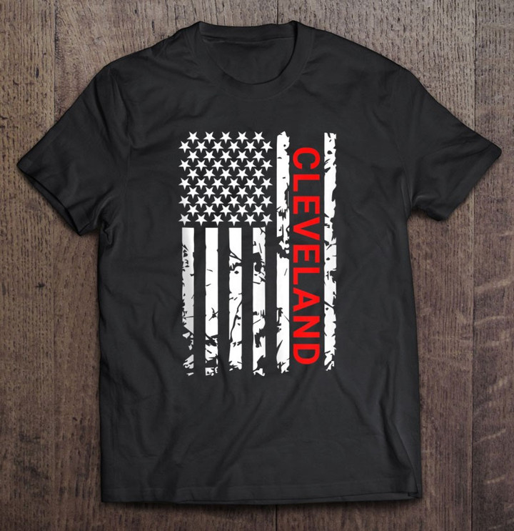 cleveland-usa-black-white-flag-tank-top-t-shirt