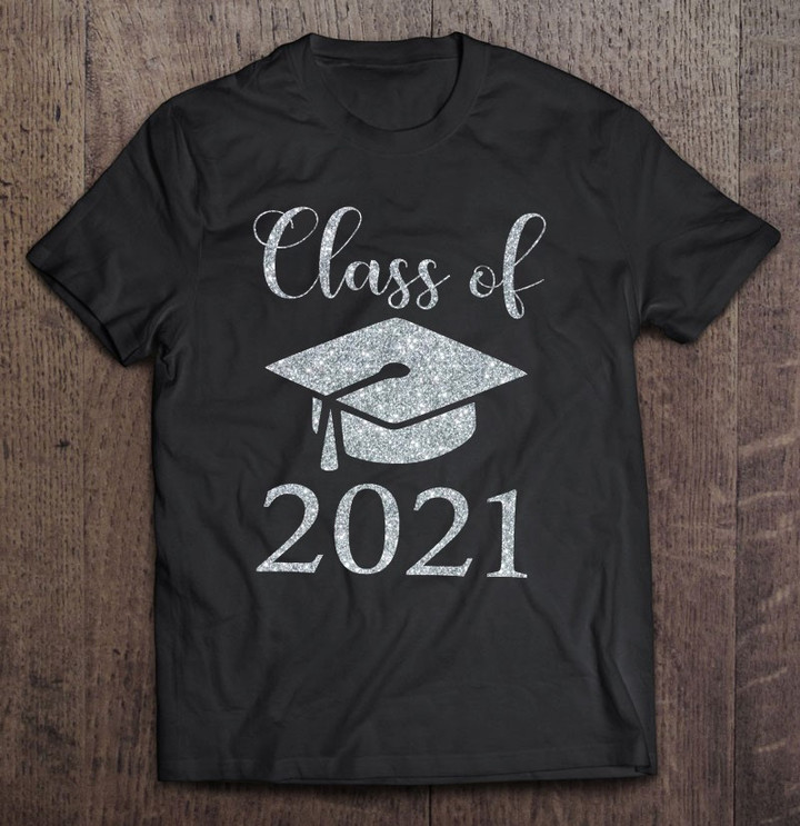 class-of-2021-graduation-cap-gown-glitter-t-shirt