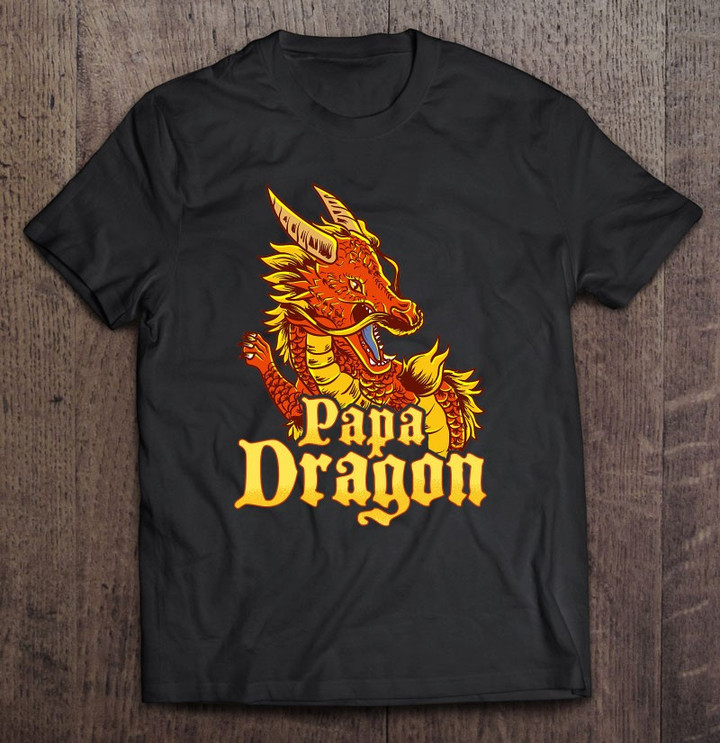mens-awesome-papa-dragon-fearsome-dragon-fantasy-loving-dad-t-shirt