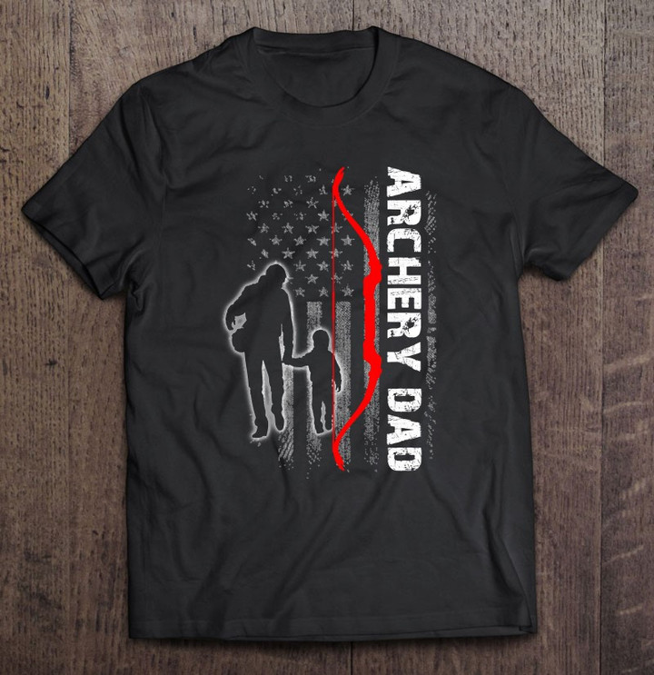 fathers-day-gift-archery-dad-proud-archery-daddy-funny-gift-t-shirt