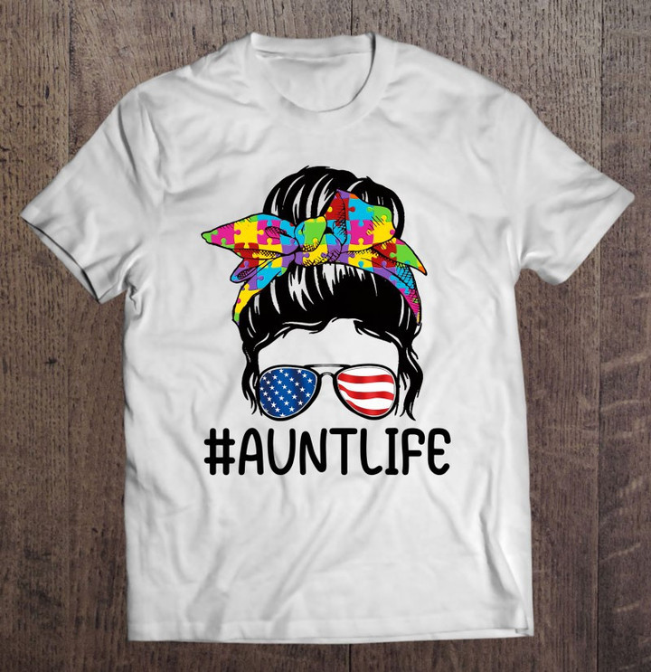 aunt-life-autism-awareness-mothers-day-auntie-messy-bun-t-shirt