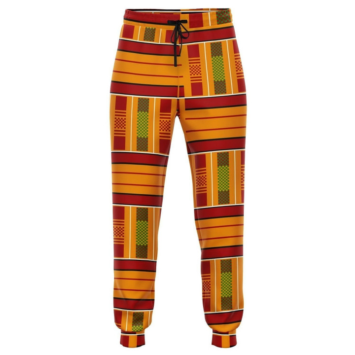 African Clothing - The Ewe Kente Jogger Pant